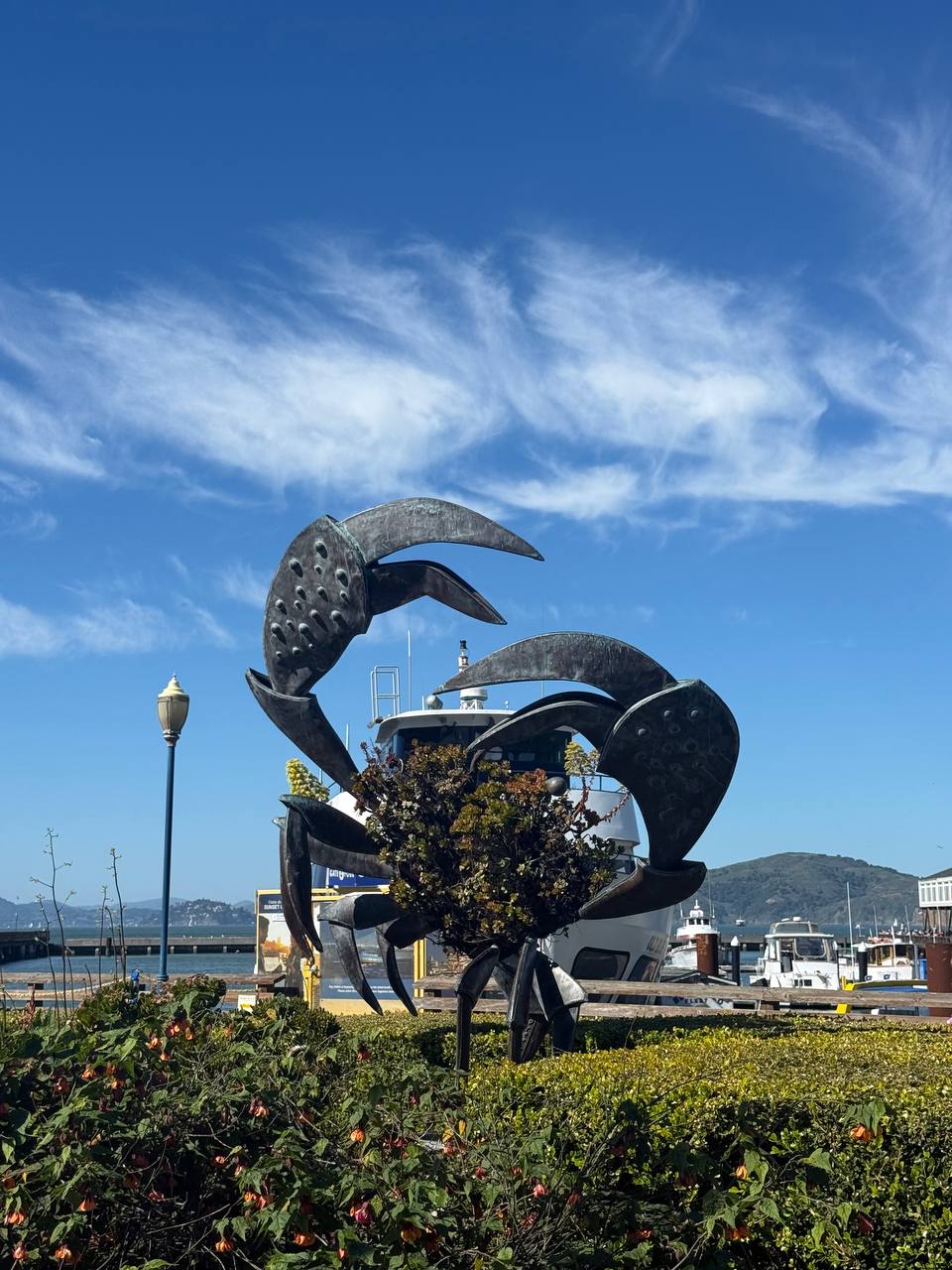 Pier 39 giant crab sculpture